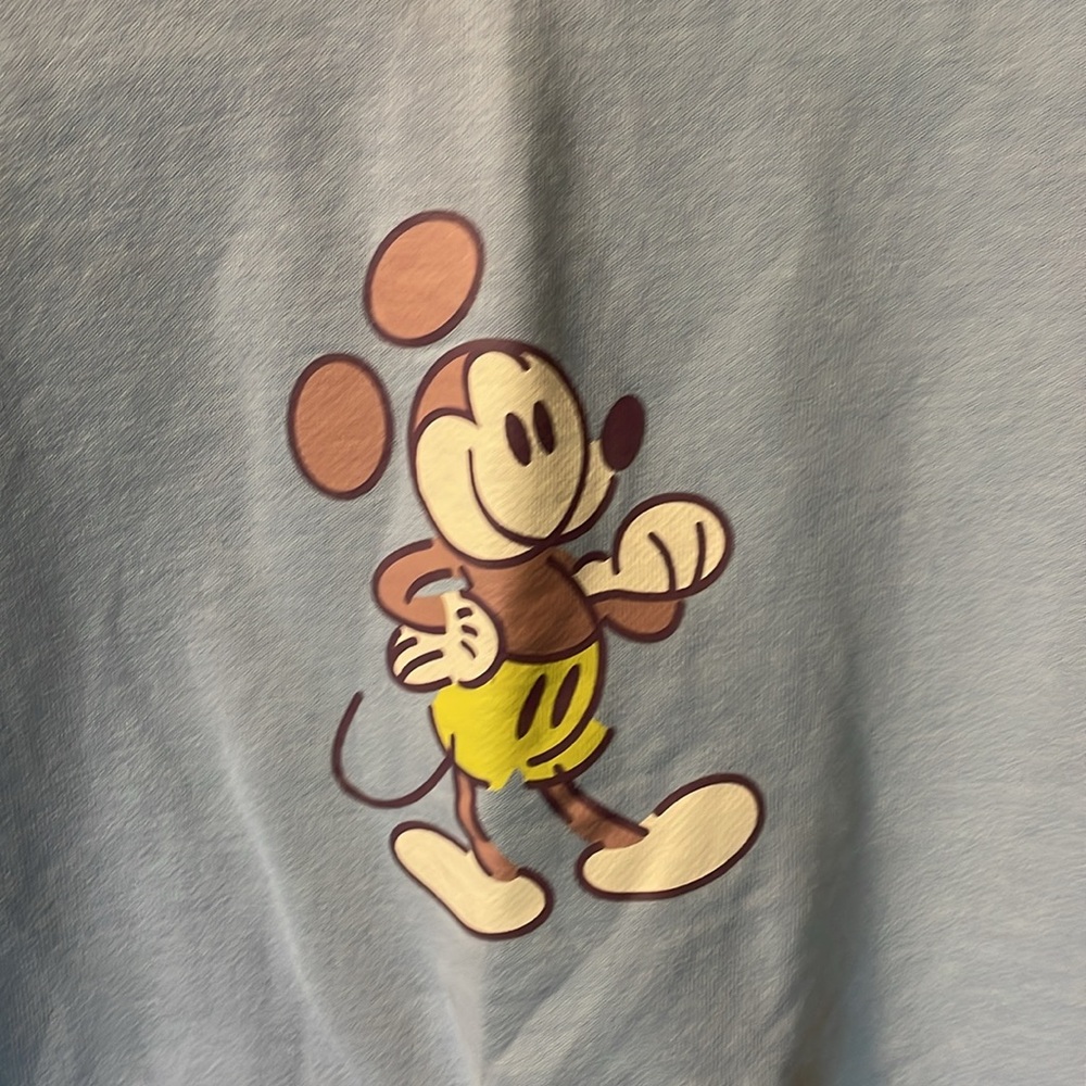 Blue Official Disney Store Mickey Mouse Women's Top Sweatshirt, Size Xs View 3